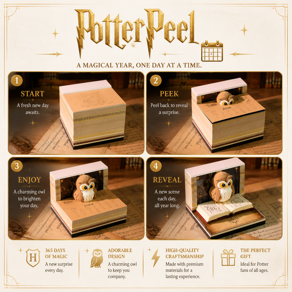 PotterPeel™ - 3D Peel Calendar